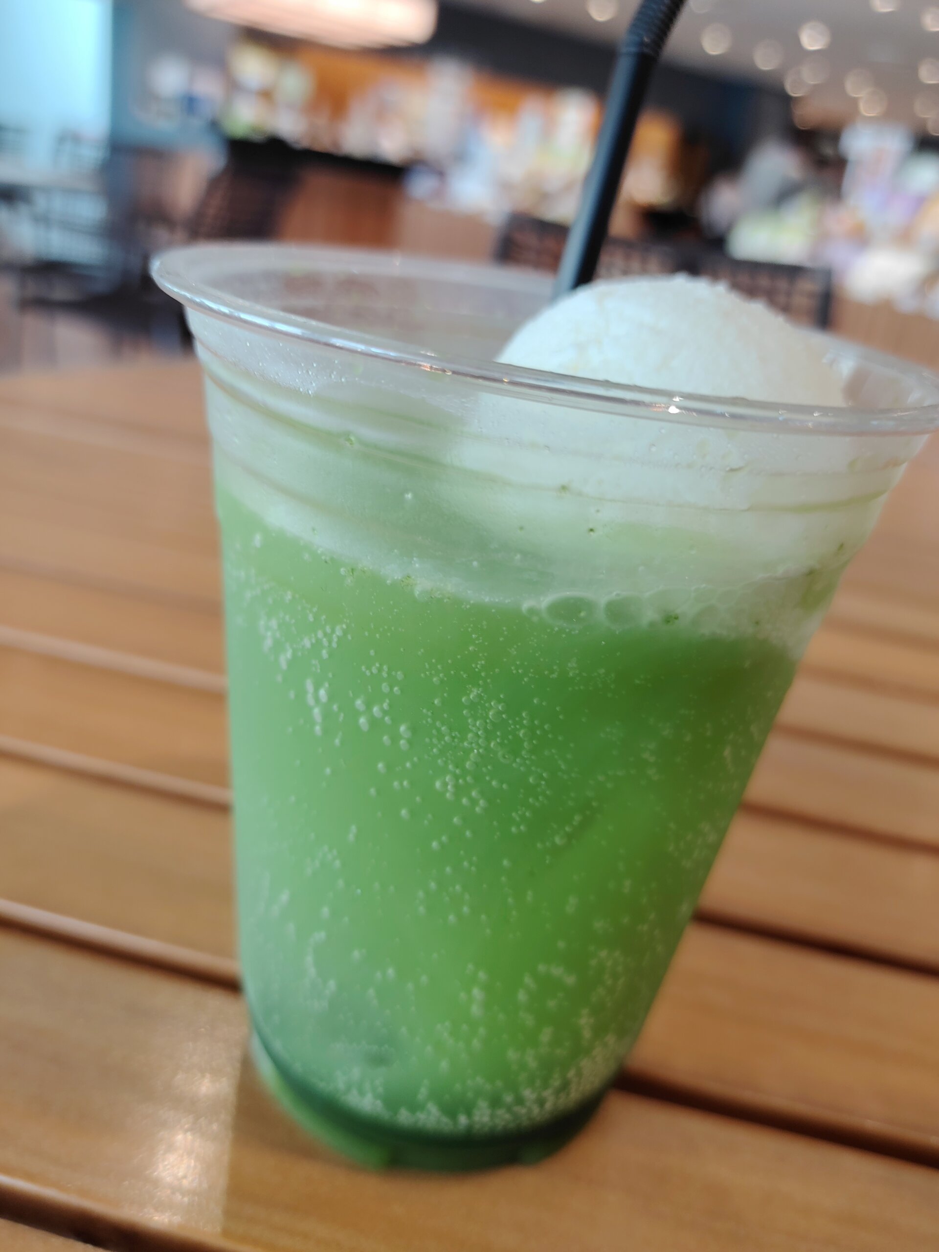 抹茶レモンクリームソーダ